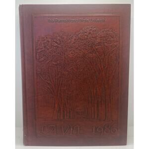 1986 PENN STATE UNIVERSITY ANNUAL YEARBOOK LA VIE pristine, hardcover, embossed